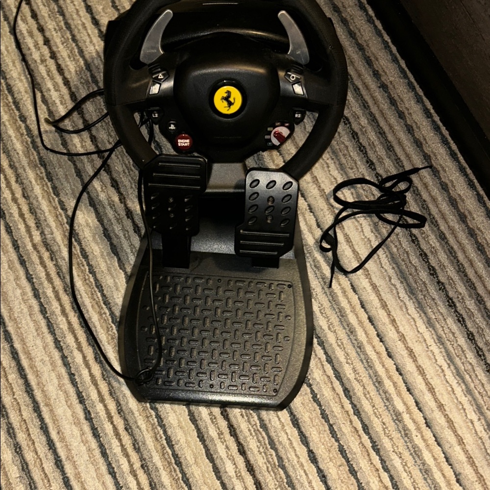 Ferrari Racing Wheel and Pedals Set